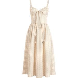 Hill house home Juliana sand basketweave dress